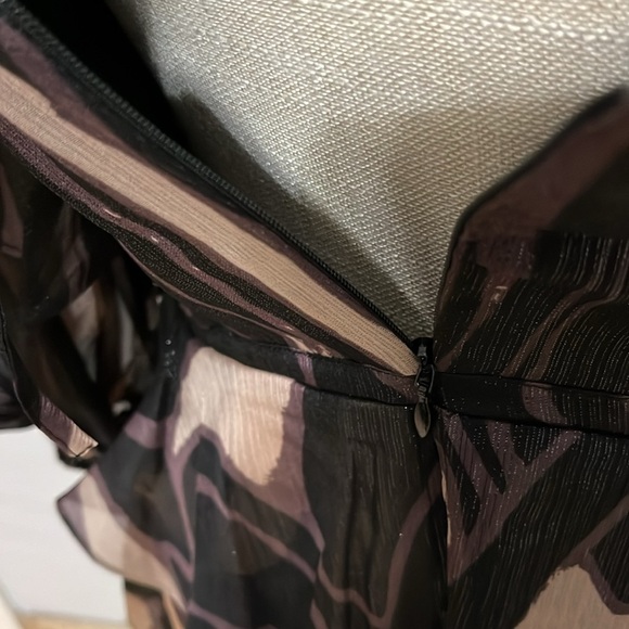 TED BAKER London Jasmyna Woven V-Neck 3/4 Blouson - Size 2 - Picture 10 of 16